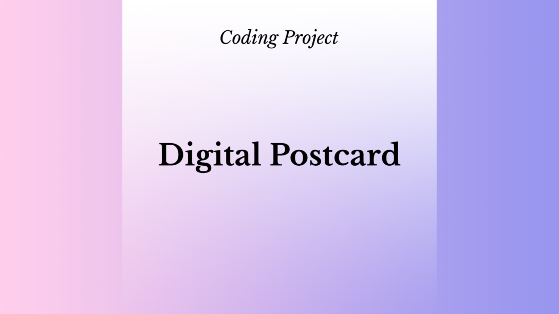 Digital Postcard (Coding Project: 4Geeks)